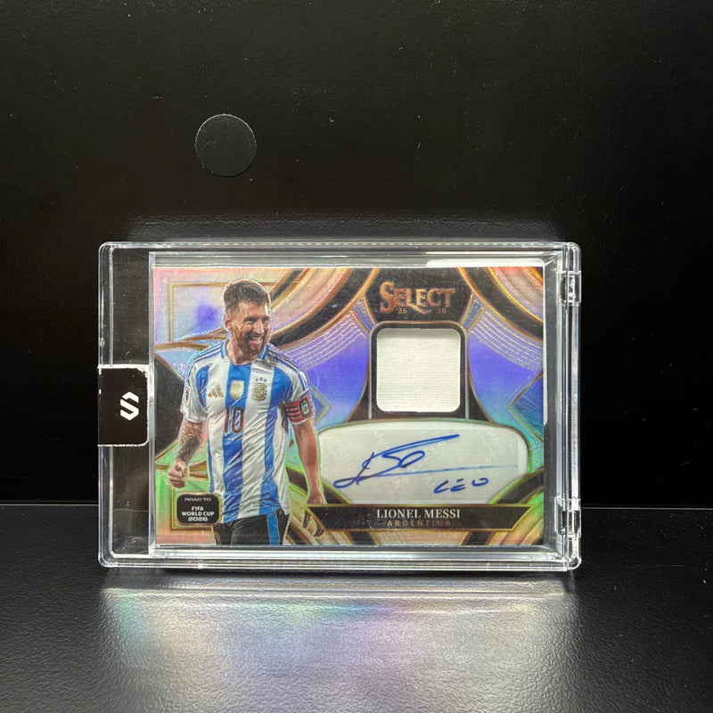 Lionel Messi Relic Auto