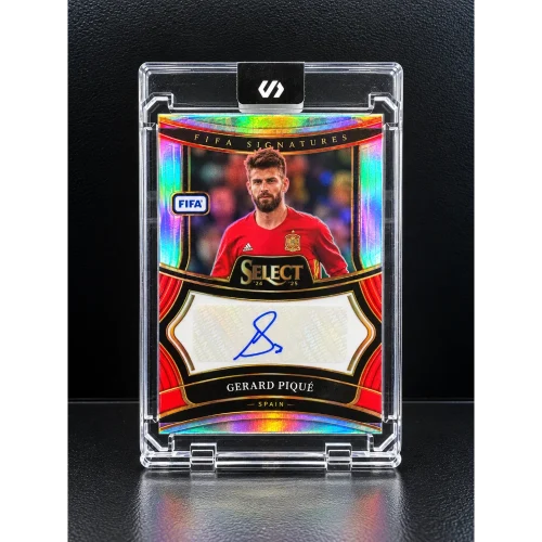 2024-25 Panini Select FIFA Gerard Pique Signatures Auto Spain