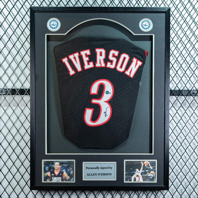 Allen Iverson Signed Philadelphia 76ers Jersey