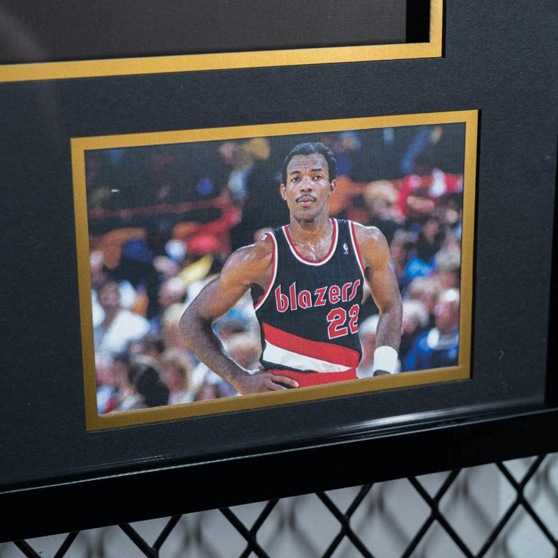 Clyde Drexler Signed Portland Blazers Jersey