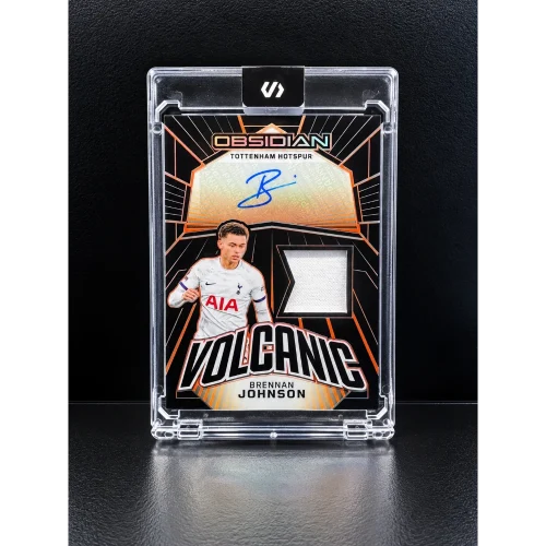 2023-24 Panini Obsidian Brennan Johnson Volcanic Jersey Auto /199
