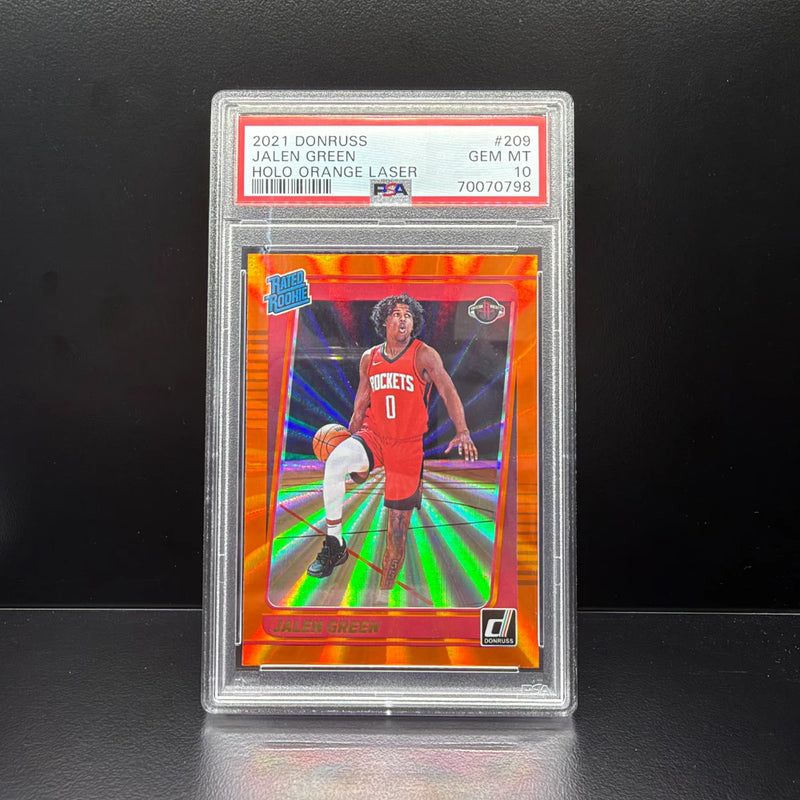 Jalen Green Holo Orange Laser