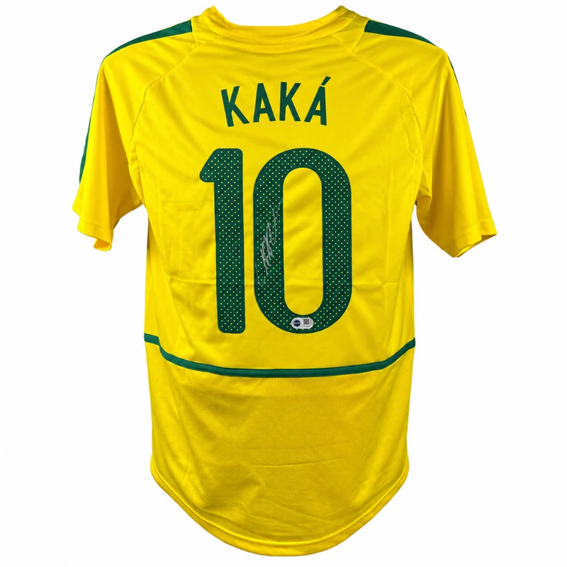Kaka Signed Brazil 2002 Jersey