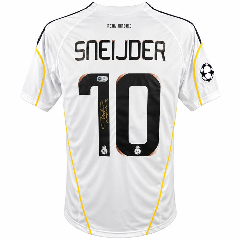 Wesley Sneijder Signed Real Madrid 2009-2010 Jersey