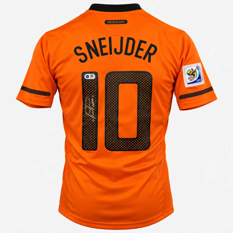 Wesley Sneijder Signed Netherlands FC 2010-2011 Jersey