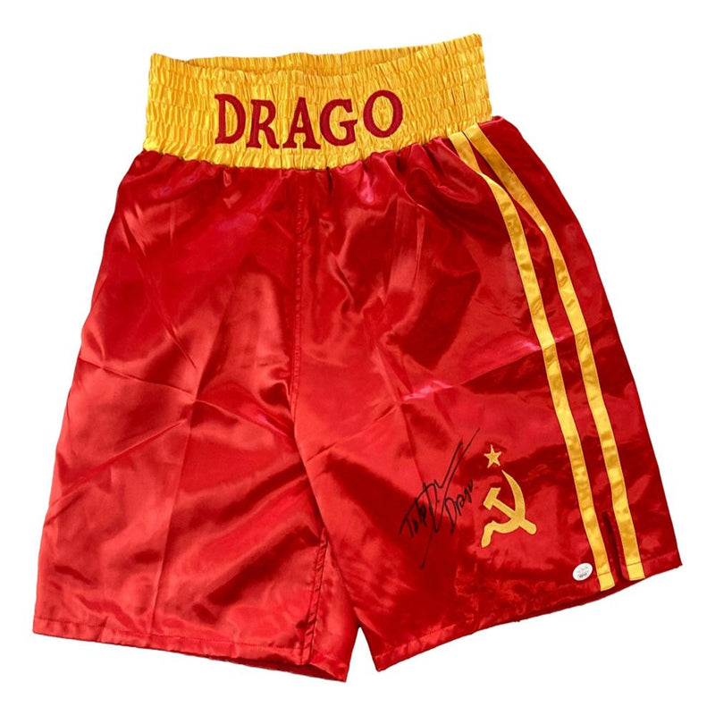 Dolph Lundgren Signed Trunks