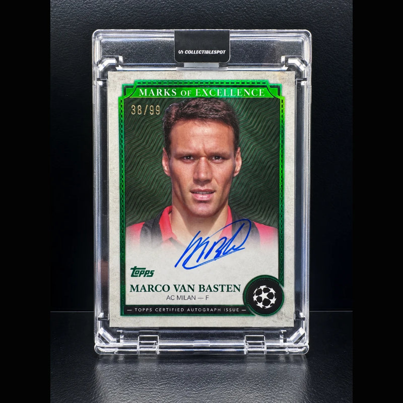 2024 Marks of Excellence On card Auto Marco Van Basten /99