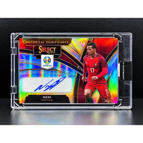 2020 Panini Select UEFA Euro Preview Historical Significance Auto Nani