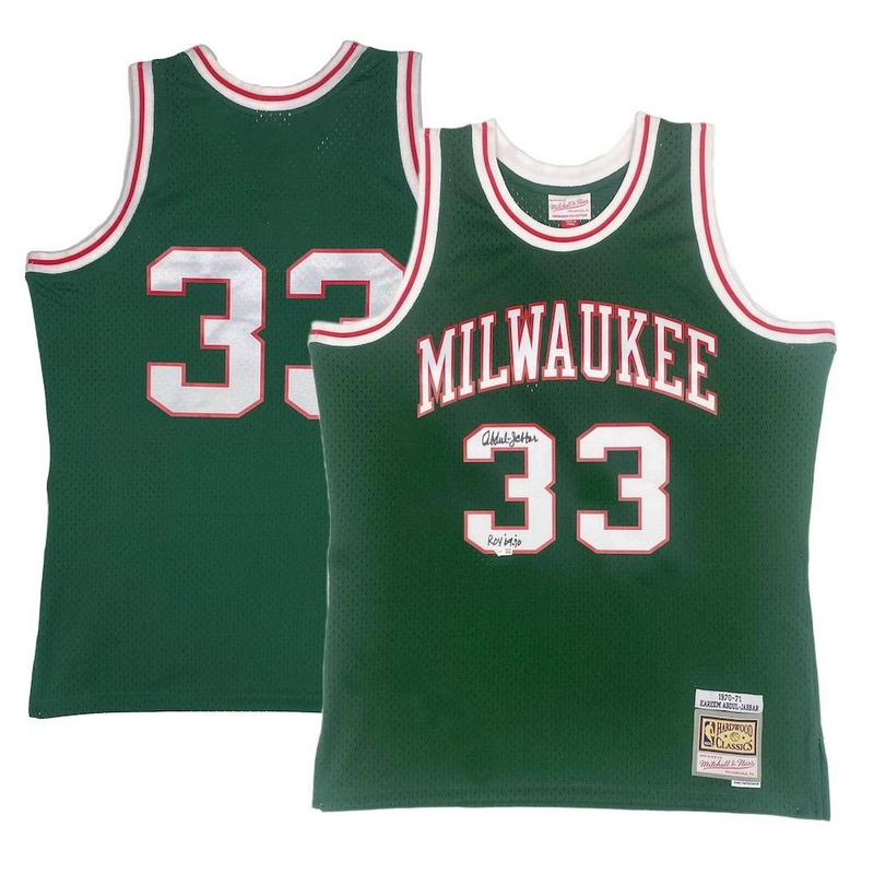 Kareem Abdul-Jabbar Signed Milwaukee Bucks Jersey