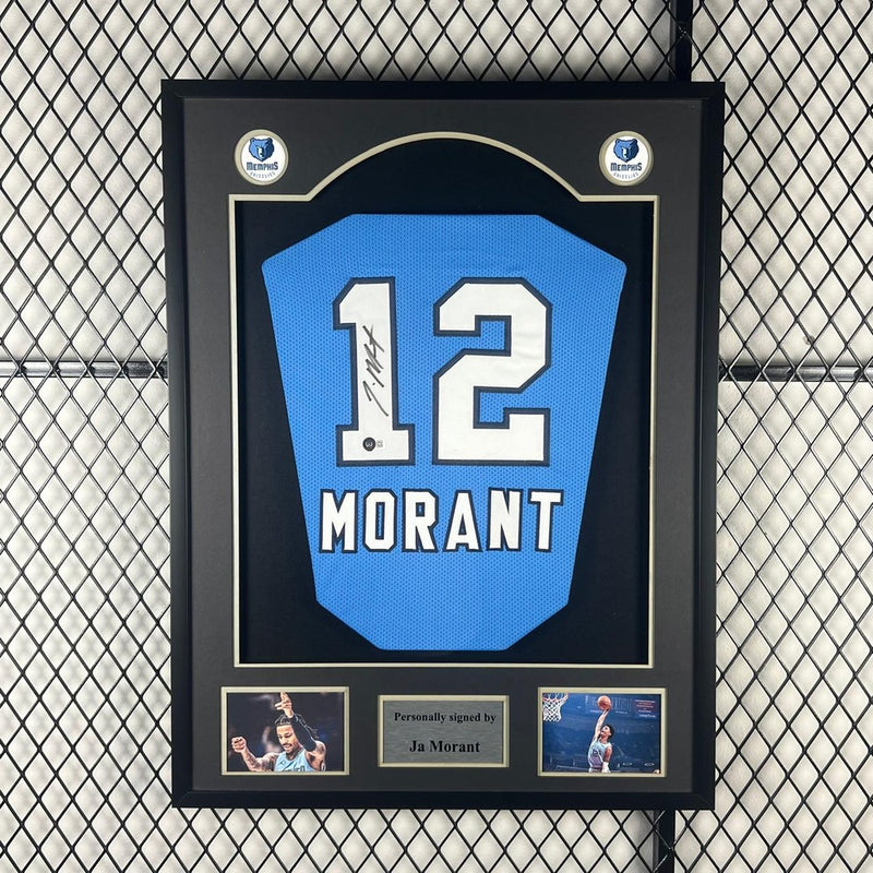 Ja Morant Signed Memphis Grizzlies Jersey