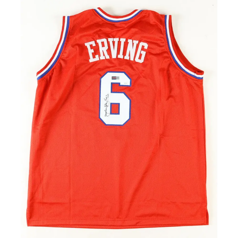 Julius Erving Signed Philadelphia 7ers Jersey