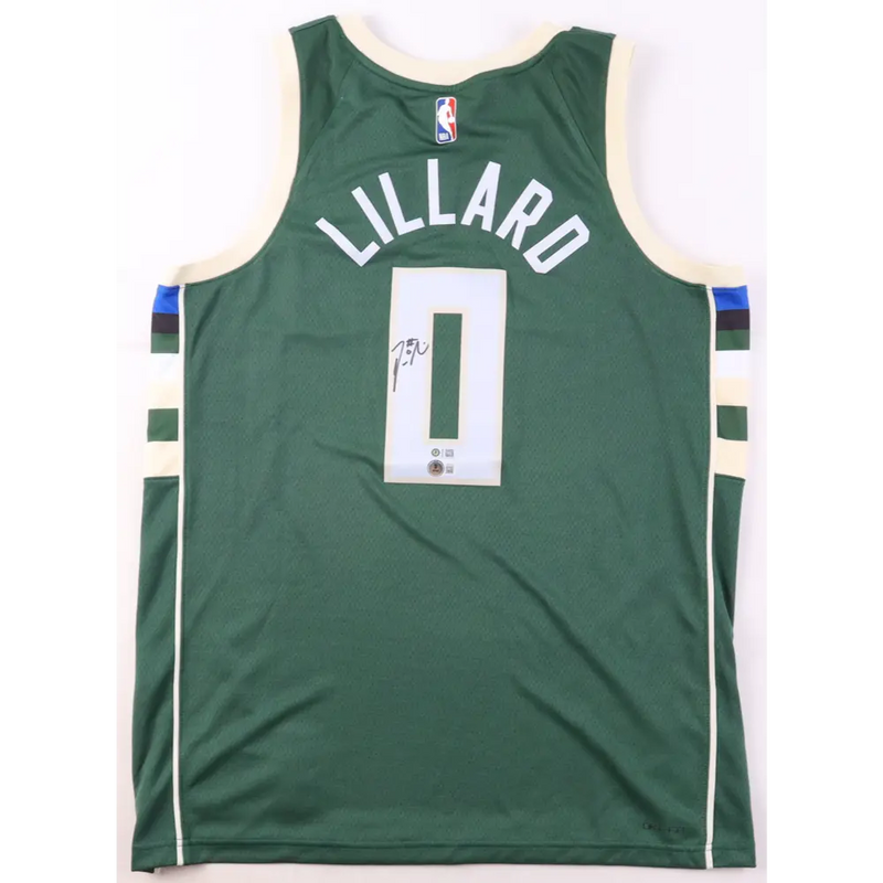 Damian Lillard Signed Milwaukee Bucks Jersey