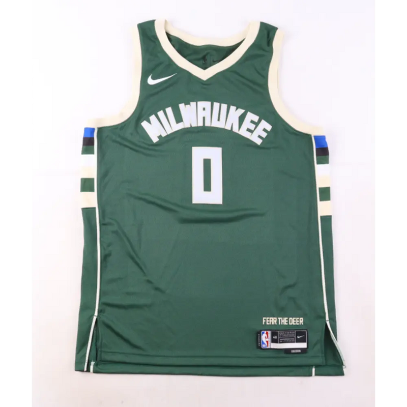 Damian Lillard Signed Milwaukee Bucks Jersey