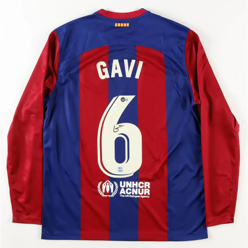 Gavi Signed Barcelona Jersey