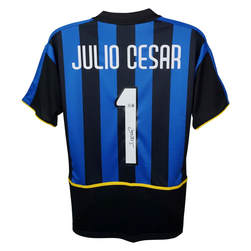Julio Cesar Signed Inter Milan Jersey