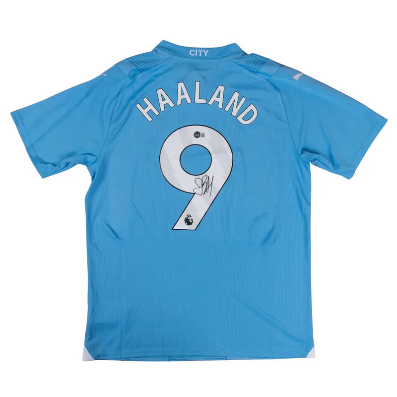 Erling Haaland Signed Manchester City Jersey