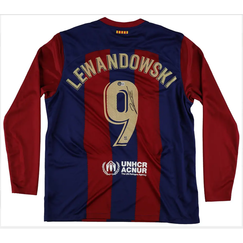 Robert Lewandowski Signed Barcelona Jersey