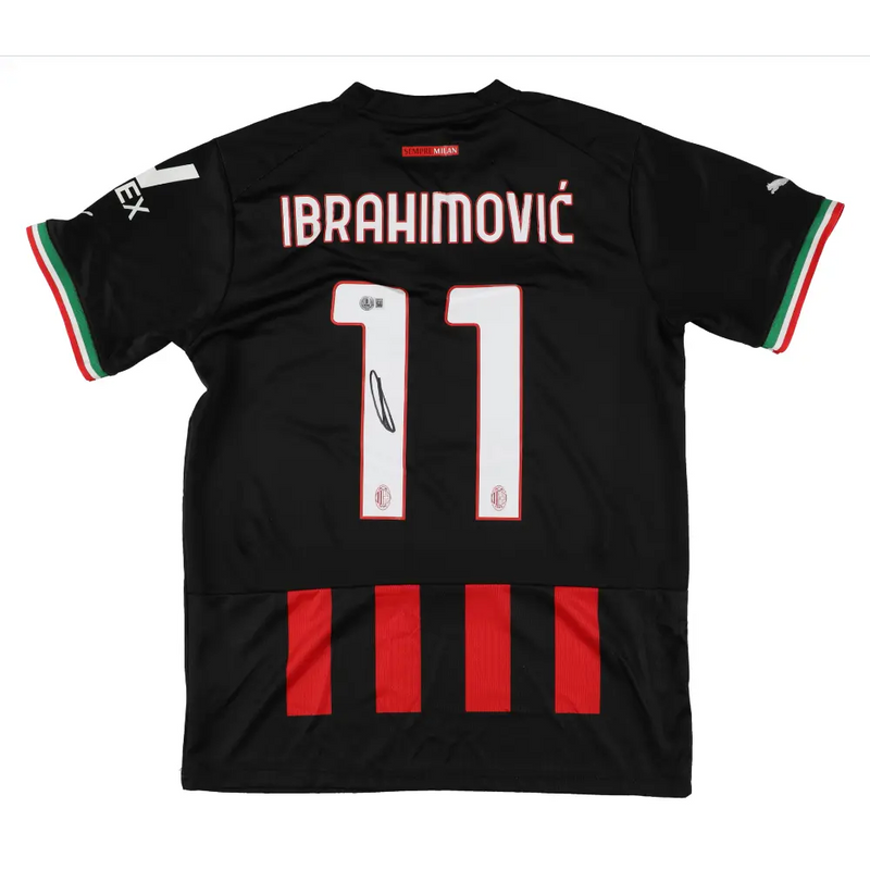 Zlatan Ibrahimovic Signed AC Milan Jersey