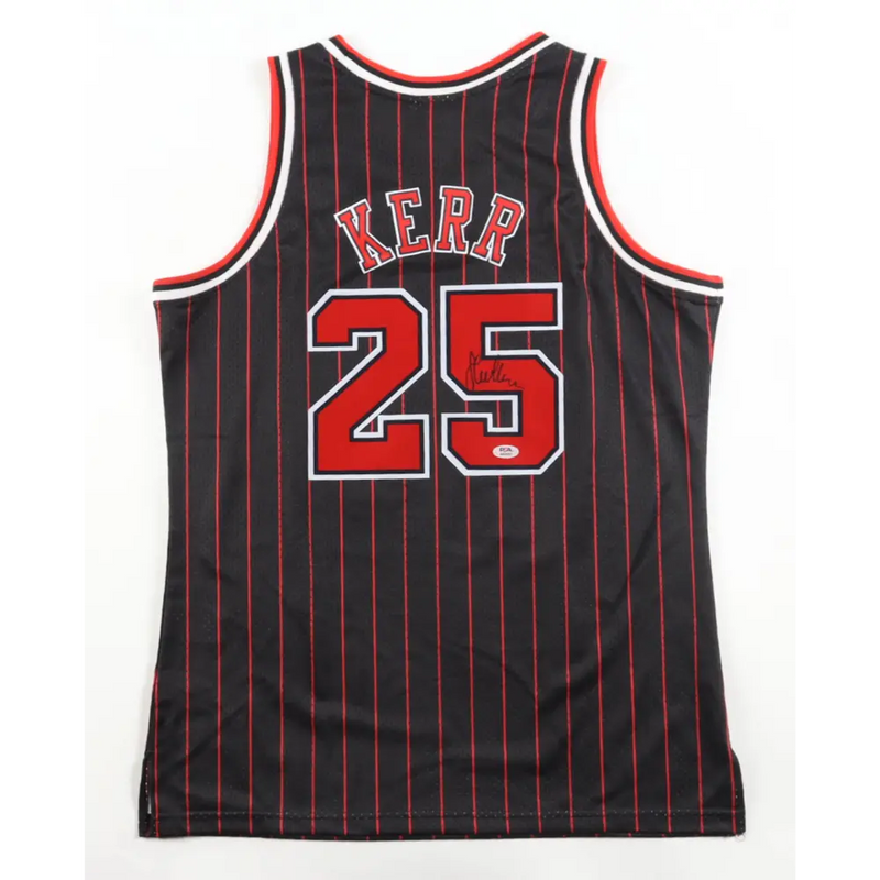 Steve Kerr Signed Bulls Jersey