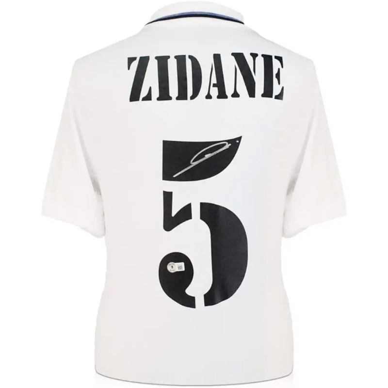 Zinedine Zidane Signed Real Madrid Jersey