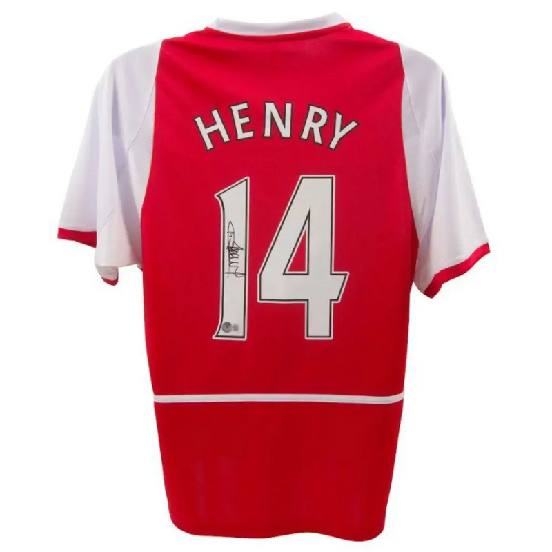Thierry Henry Signed Arsenal Jersey