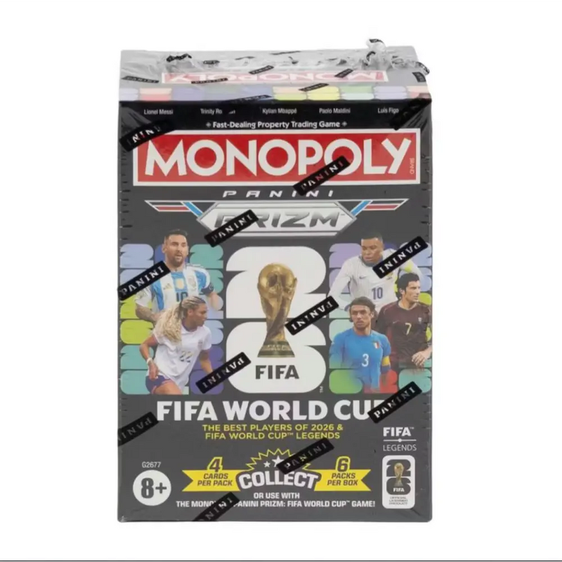 2026 Panini Prizm Monopoly FIFA World Cup Soccer Blaster Box