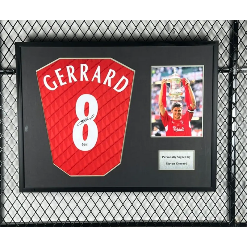 Steven Gerrard Signed Liverpool Jersey