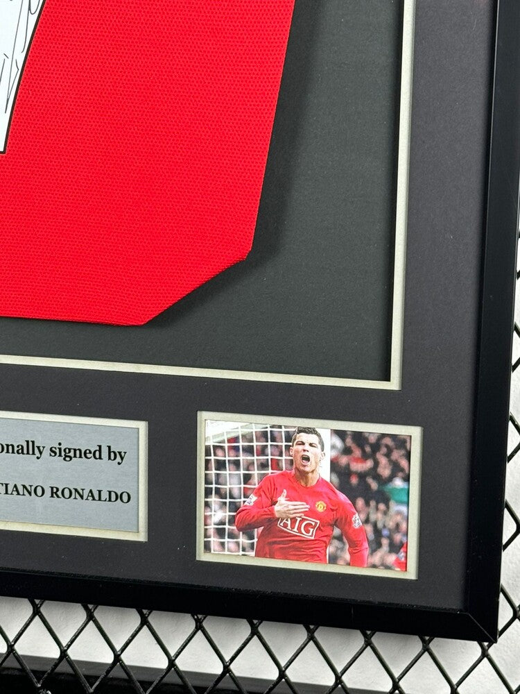 Cristiano Ronaldo Signed Manchester United Jersey