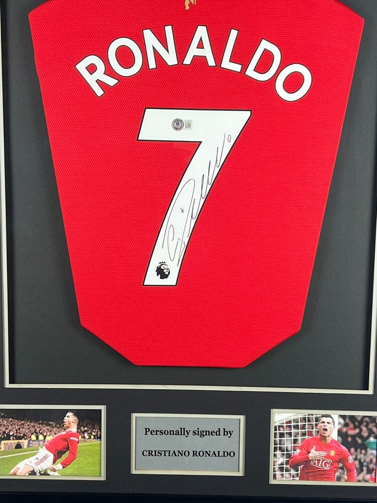 Cristiano Ronaldo Signed Manchester United Jersey