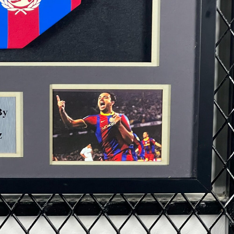 Xavi Hernandez Signed Barcelona Jersey