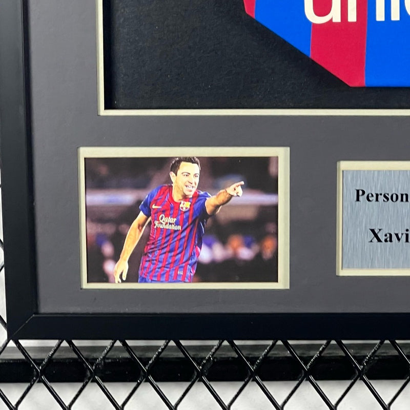 Xavi Hernandez Signed Barcelona Jersey