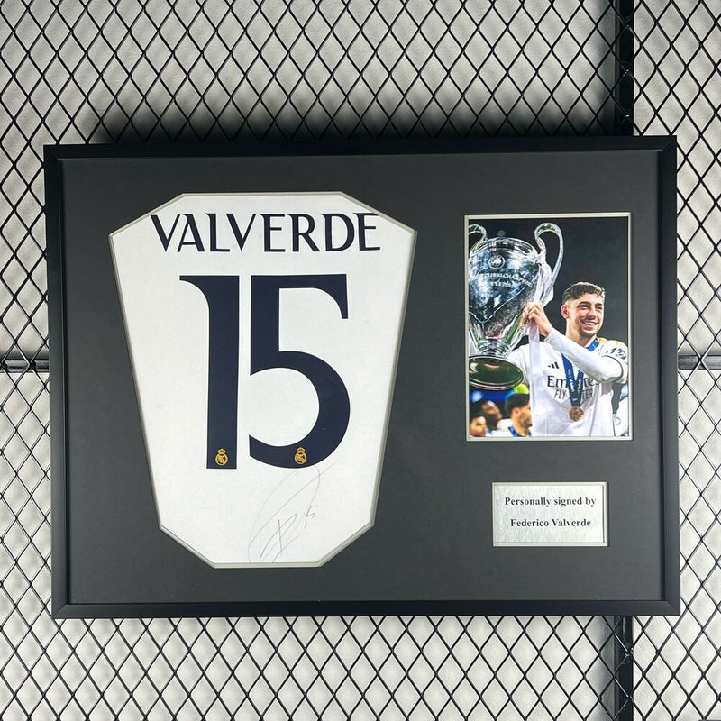 Federico Valverde Signed Real Madrid Jersey
