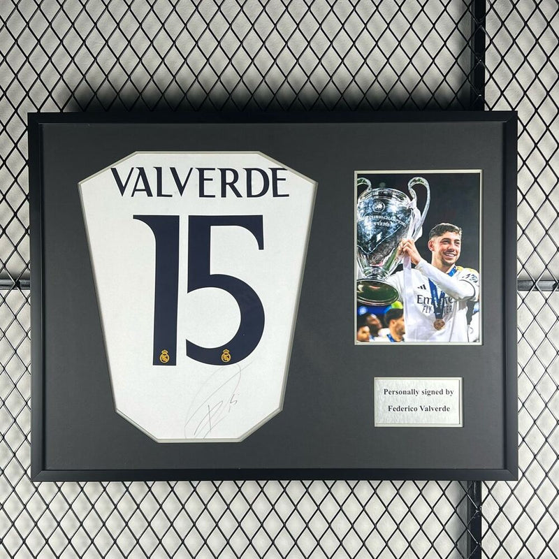 Federico Valverde Signed Real Madrid Jersey
