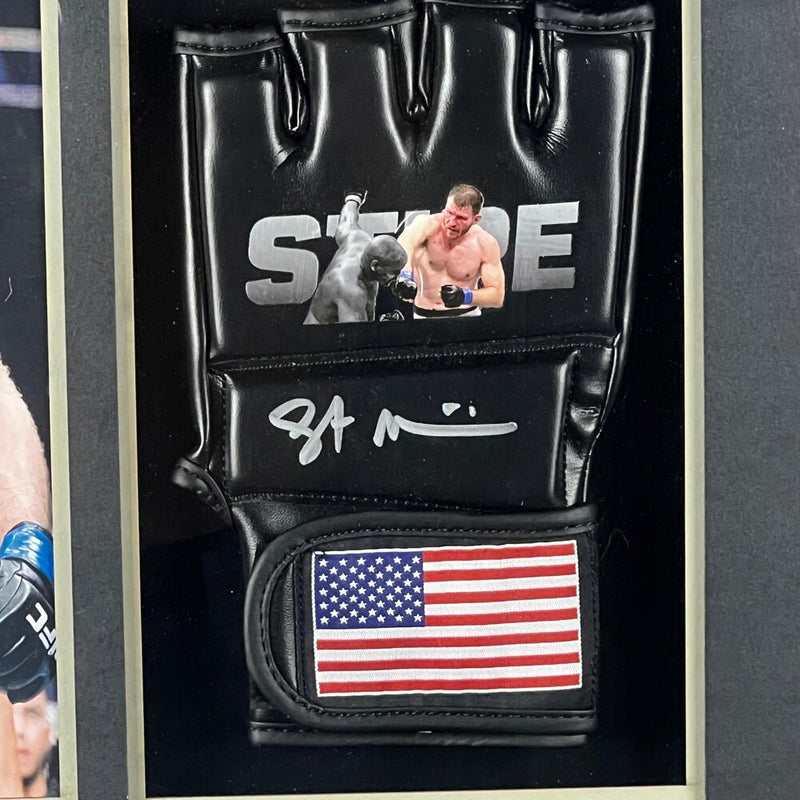 Stipe Miocic Signed Glove Framed