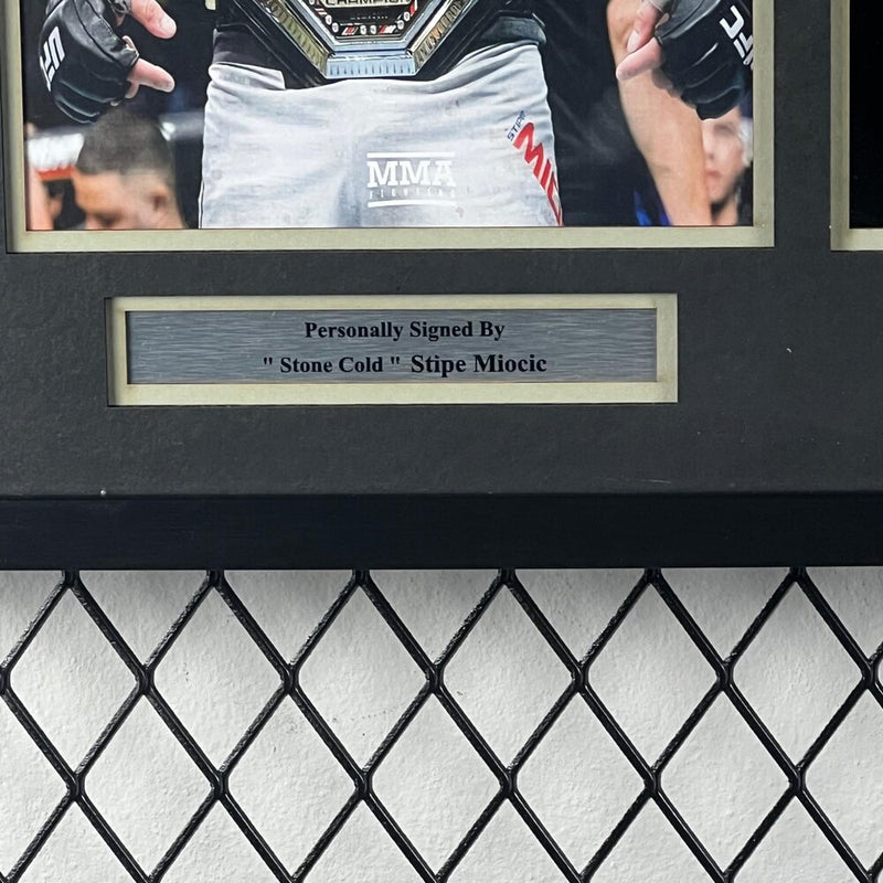 Stipe Miocic Signed Glove Framed