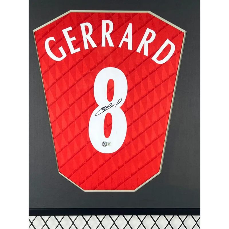 Steven Gerrard Signed Liverpool Jersey