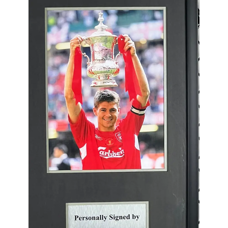 Steven Gerrard Signed Liverpool Jersey