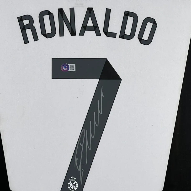 Cristiano Ronaldo Signed Real Madrid Jersey
