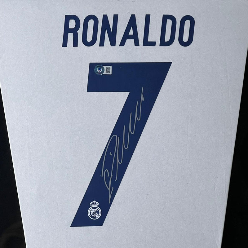 Cristiano Ronaldo Signed Real Madrid Jersey