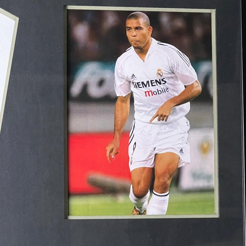 Ronaldo Nazario Signed Real Madrid Jersey