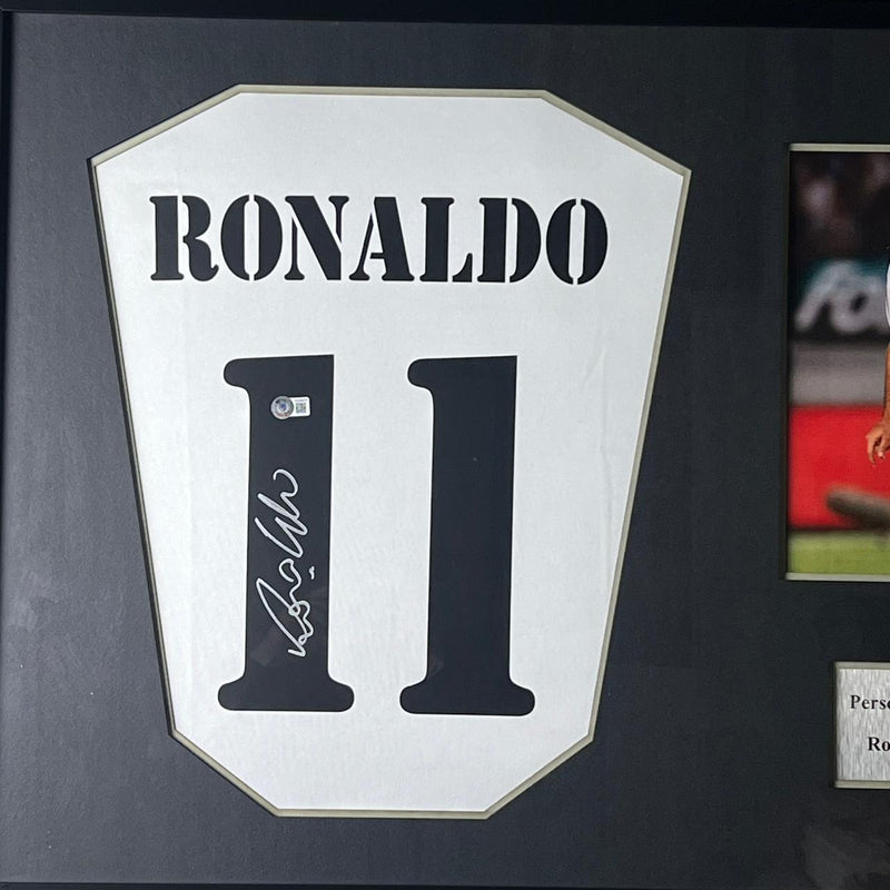 Ronaldo Nazario Signed Real Madrid Jersey