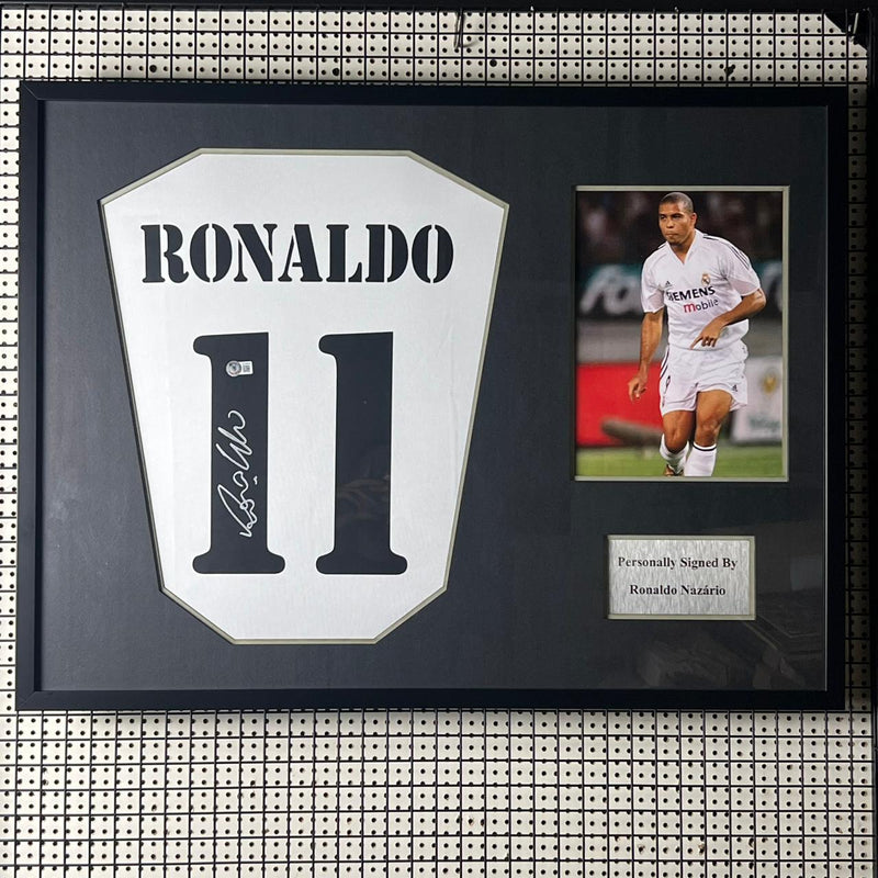 Ronaldo Nazario Signed Real Madrid Jersey