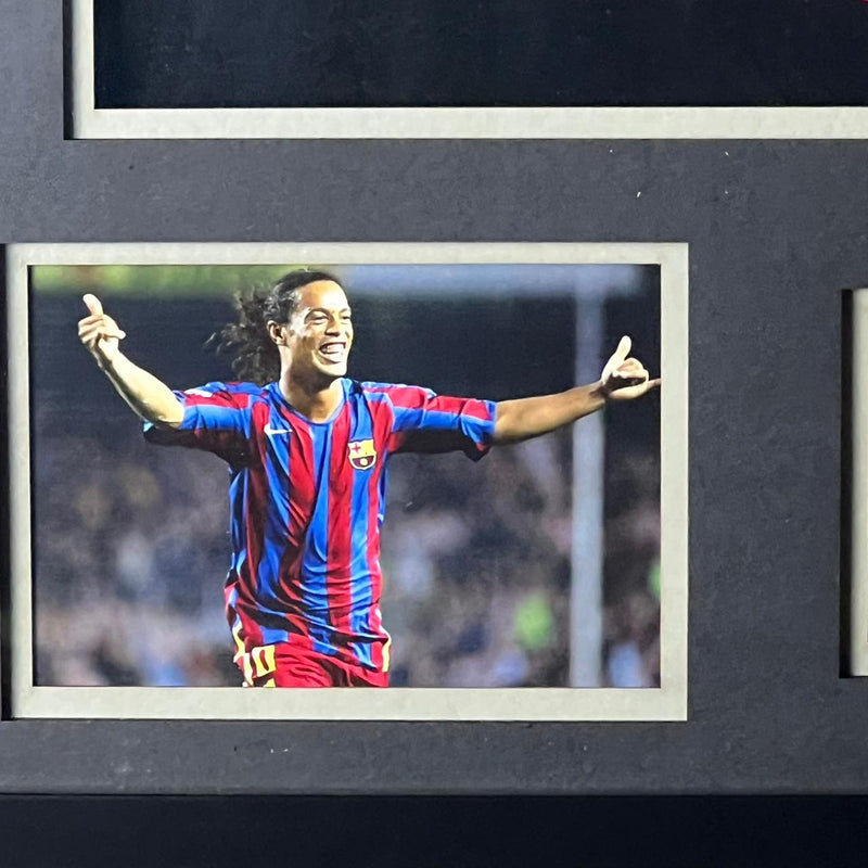 Ronaldinho Signed FC Barcelona Jersey