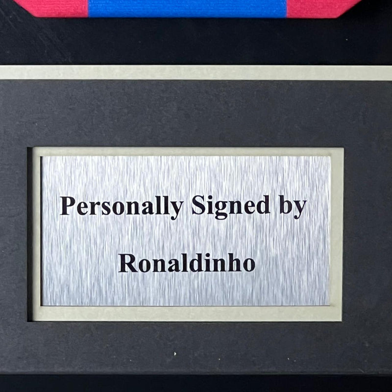 Ronaldinho Signed FC Barcelona Jersey