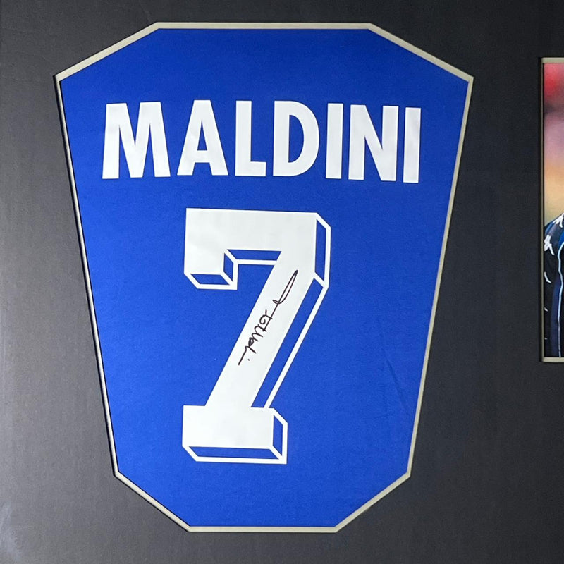 Paolo Maldini  Signed Italy FC Jersey