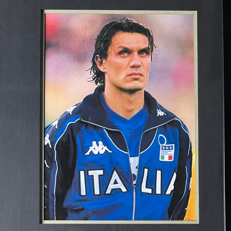 Paolo Maldini  Signed Italy FC Jersey