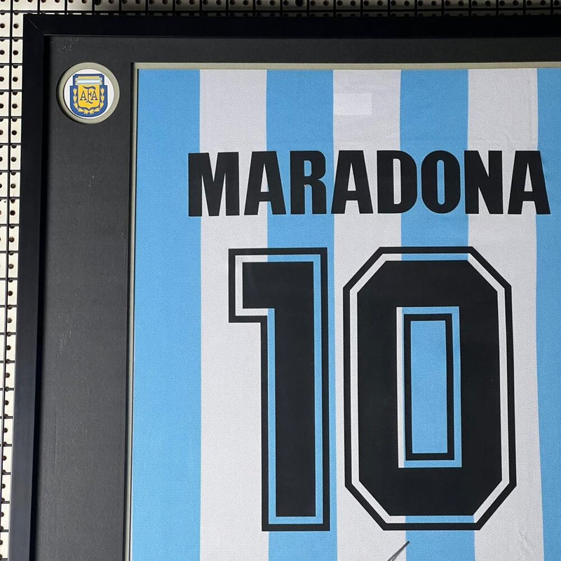 Diego Maradona Signed Argentina Jersey