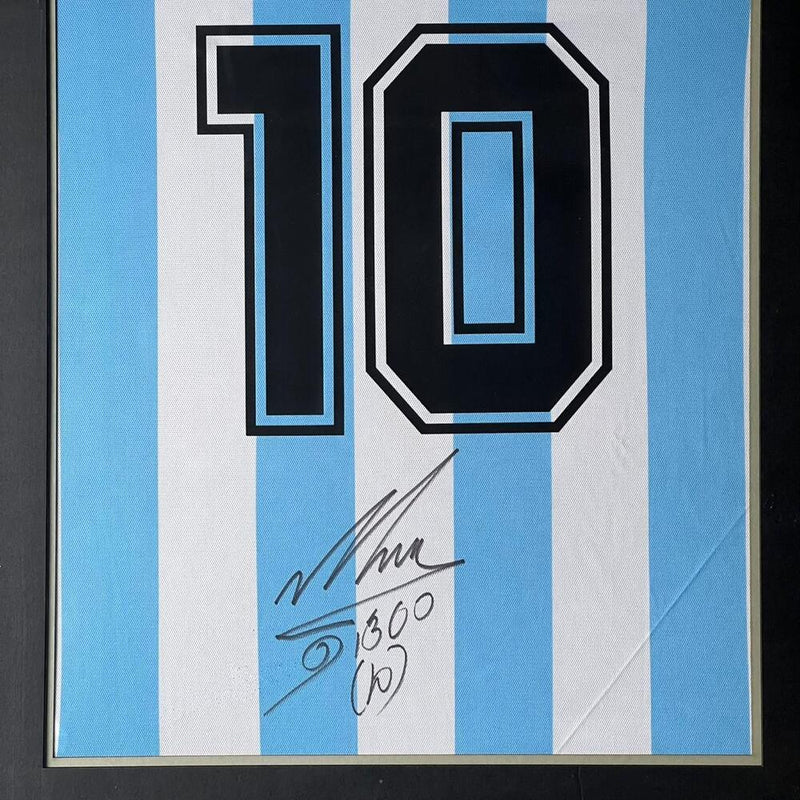 Diego Maradona Signed Argentina Jersey