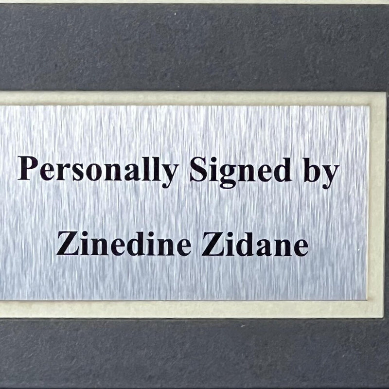 Zinedine Zidane Signed Real Madrid Jersey