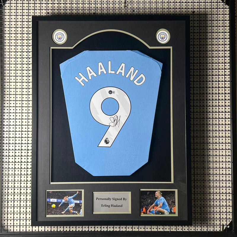 Erling Haaland Signed Manchester City Jersey
